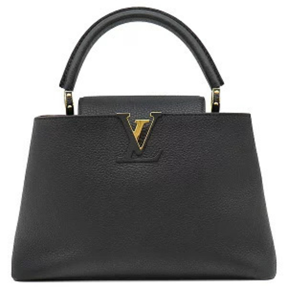 Louis Vuitton bag Capucines Leather Taurillon Black Handbag Shoulder